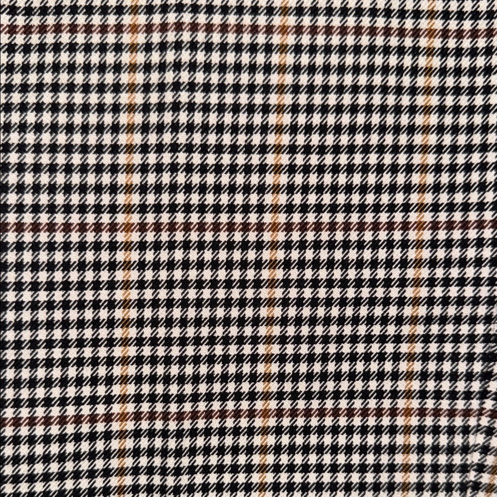 Talbots Women's Black and Tan Checkered Ankle Pants - Picture 11 of 12